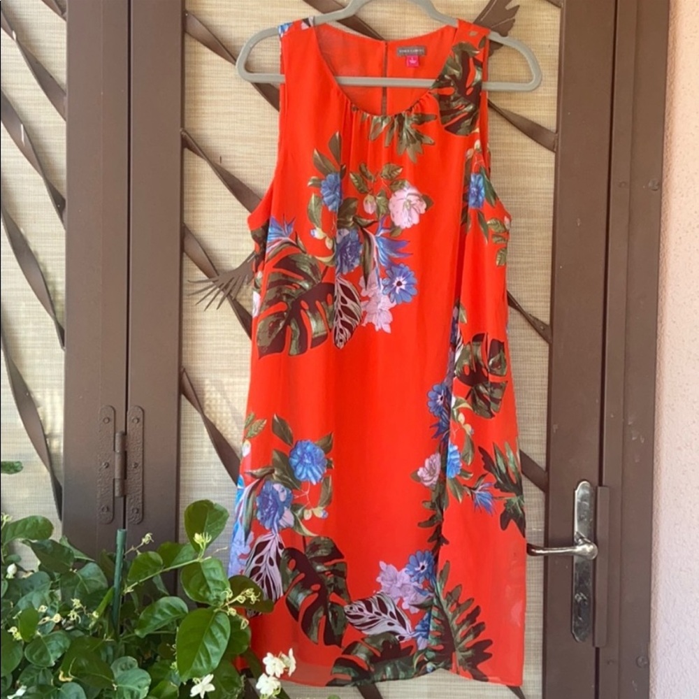 🌺 Vince Camuto Sheer Floral Summer Dress 🌺